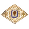 Rare French Canetille Brooch, Circa 1830  A Monument to Early 19th-Century Grace